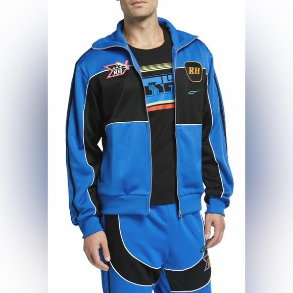 Puma x Rhude Track Jacket Full Zip Up Palace Blue 596753 41 Men’s sz Medium - Picture 2 of 4